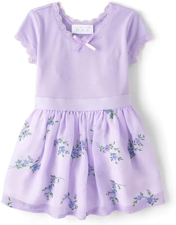 The Childrens Place,and Toddler Girls Short Sleeve Fashion Dress