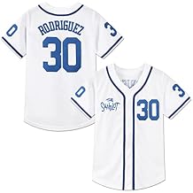 Youth Baseball Jersey #30 Stitched The Sandlot Benny The Jet Rodriguez Movie Kids Baseball Jersey Gift for Kids XS-XL