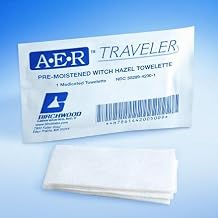 Birchwood Laboratories 14-4200-50 A.E.R. Witch Hazel Towelettes, Case, 12 Boxes, 600 Towelettes, 5" x 5"