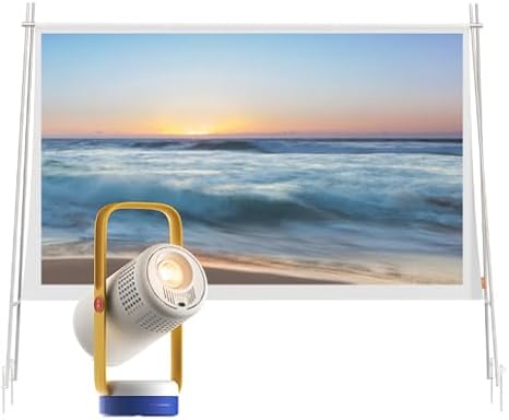 XGIMI Vibe One Battery Powered (Blue) & Portable Projector Screen