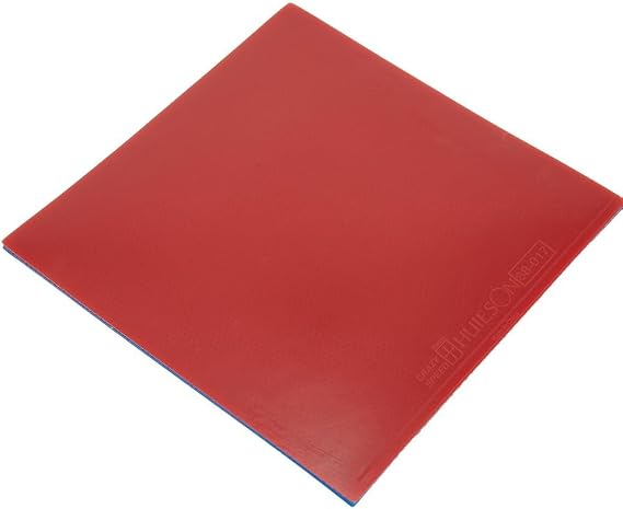 Table Tennis Rubber Sheet with High Elastic Sponge, Tacky For for Control and Spin, 2.2mm Thickness, 42-45 Hardness Replacement Racket Skin(Red)