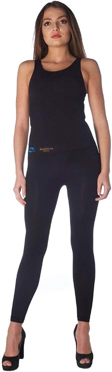 Anti Cellulite Slimming Leggings (Fuseaux) with Caffeine microcapsules - Black Size L
