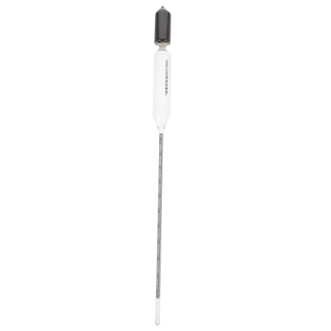 SOLUSTRE Professional Glass Hydrometer for Sea Water Density Measurement Scale for Aquariums Fish Tanks and Aquaculture Testing