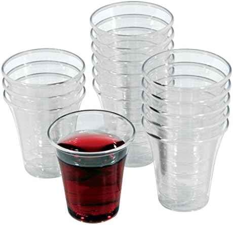Kingdom BPA Free Plastic Communion Cups 1000 Count, Plastic Disposable Cup Fits Standard Holy Communion Trays