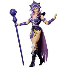 Masters of the Universe Origins Action Figure 200X Cartoon Collection Evil-Lyn, 5.5 Inch 1980s Motu TV Villainess, Detailed Design & Wand Accessory