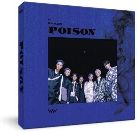 VAV 'Poison' 5th Mini Album CD+Folding Poster/On+88p PhotoBook+1p PhotoCard+Message PhotoCard SET+Tracking Kpop Sealed