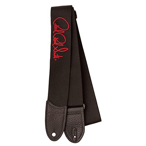 PRS Signature Logo 2 Poly Guitar Strap, RedBlack