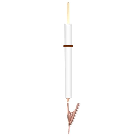 stonylab Copper Electrode Holder with Cu Alligator Clip, 0.1-5mm Clampable Thickness, GDMS Tested for Electrochemistry