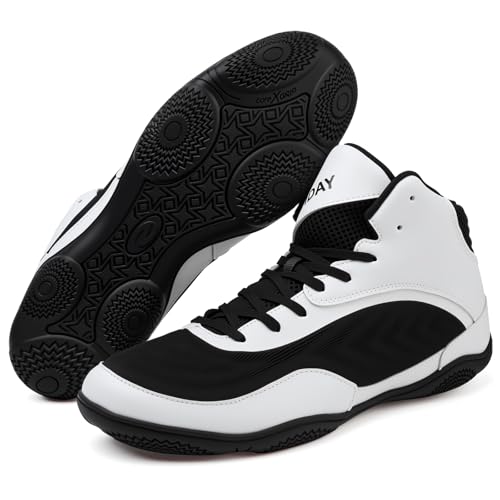 Wrestling Shoes Boxing Boots for Men Youth Women Lightweight Breathable Non-Slip Cross Training Squats Bodybuilding Gym
