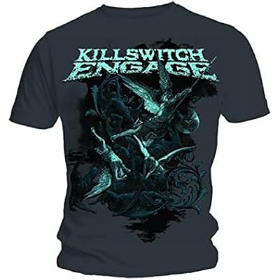 Killswitch Engage Mens Tee: Engage Battle Small - Charcoal - Small