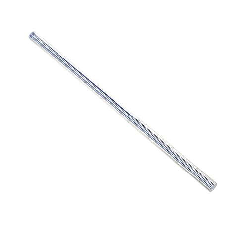 Heyiarbeit Acrylic Round Rod 0.39" Diameter Clear Solid Plastic PMMA Bar Stick Standard Tolerance Lightweight for DIY Crafts Candy Dark Blue 1pcs