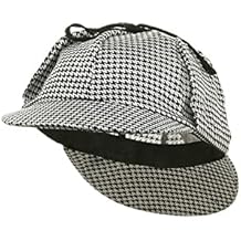 Funny Party Hats Detective Costume Set - Deerstalker Costume Hat- Sherlock Holmes Kit
