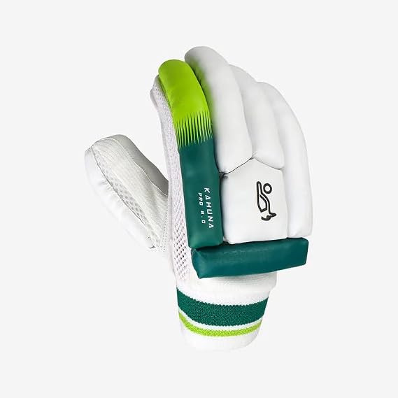 KOOKABURRA Kahuna Pro 8.0 Cricket Batting Gloves Lightweight Protective Batting Gloves with Traditional Sausage Styling