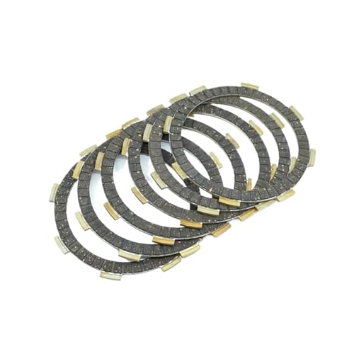 Clutch Friction Disc Plate Kit 6 Pieces Motocross Compatible With KAWASAKI KX80 1998-2000 KX85 2001-2017 KX100 1998-2017 KMX125 1986-1987
