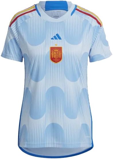 adidas Spain Women's World Cup 2022 Away Jersey (as1, Alpha, s, Regular, Regular, Small)