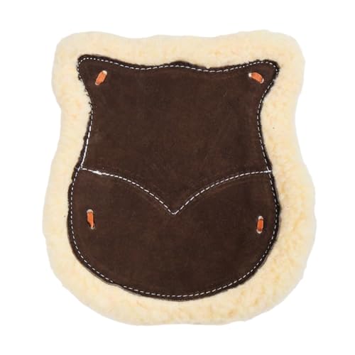 M-Royal Saddles Dark Brown Asiento Borrego Western Saddle Leather Wool Cushion