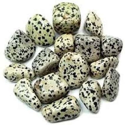 Pachamama Essentials Dalmation Jasper Tumbled - Healing Stone - Crystal Healing 20-25mm (1)