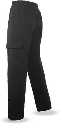 AKsit Mens Fashion Fleece Running Sweatpants Big Size Wild Cargo Pant