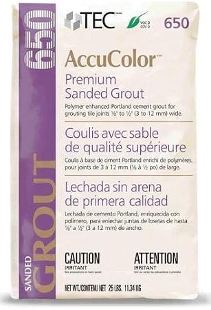 TEC 25LB ACCUCOLOR Premium Sanded Grout (Silverado (25LBS))