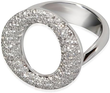 Pre-Loved Elsa Peretti Ring, White Gold, Diamond, 6.25 US