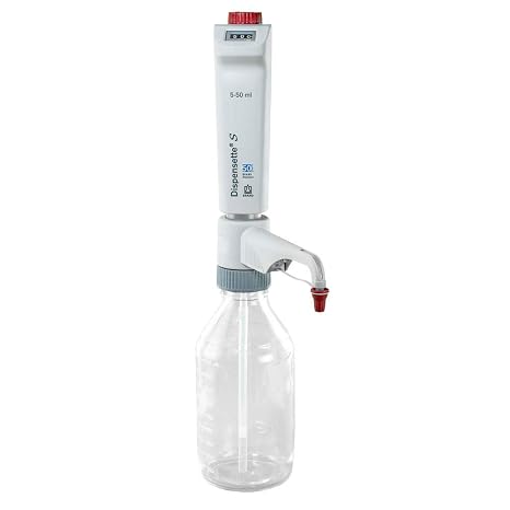 4600360 Dispensette S Digital Bottletop Dispenser with Standard Valve, 5-50 mL