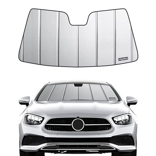 Pigenius Windshield Sun Shade for Mercedes-Benz E-Class Coupe 2018-2023 Without OE Dashcam, Front Window Sunshade - Safeguard