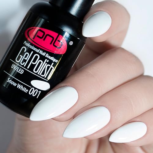 PNB Snow white gel nail polish 001