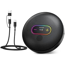 NEEWER UM04 USB Microphone, AI Cancelling Desktop Omnidirectional Condenser Mic with 48KHz/24Bit Mute for Online Meeting Recording Skype Teaching Windows Computer Laptop PC Mac Phone (Not Speaker)