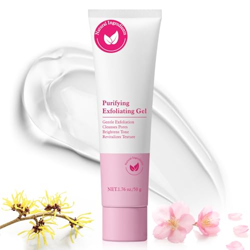 Face Exfoliant Gel Gentle Peeling - Facial Exfoliant Special for Sensitive Skin, Cleans Dirt & Oils