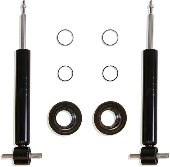 MaxTrac SUSPENSION'S Part# 371903 is A Pair of 0"-3" Front Adjustable LOWERING Struts (Pair) Black W/Coil SEAT, Retainer Clip & Retainer Collar