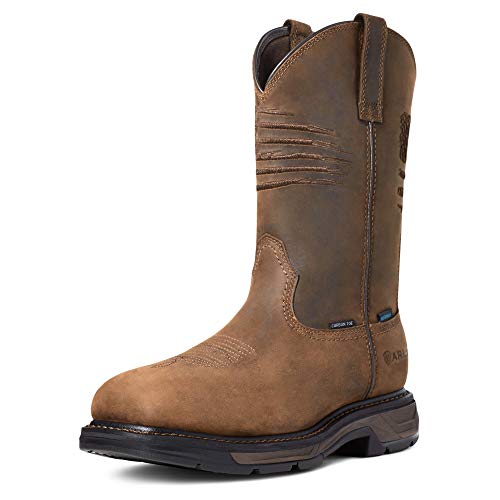 ARIAT mens Workhog Xt Patriot Waterproof Work BootsWestern Boot