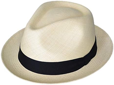 Teardrop Classic Straw Fedora - Short Brim - Many Colors - Brisa Weave - Handwoven in Ecuador