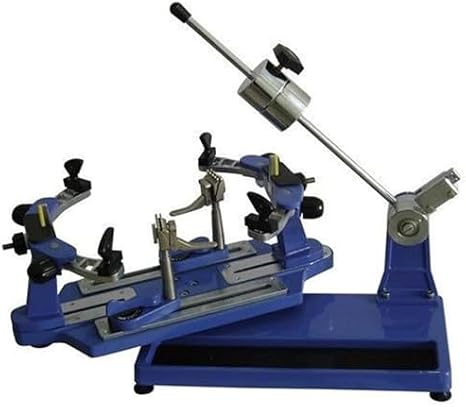 Tennis and Badminton Racket Stringing Machine, 6-Point Fixed System, 360° Rotation for Anti-Slip Stringing and Easy Restringing - Professional Quality