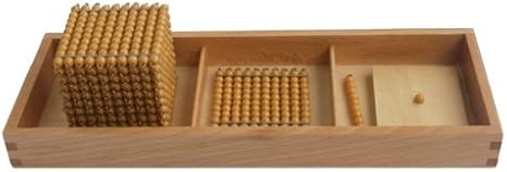 Montessori Introduction to Decimal Quantity with Tray