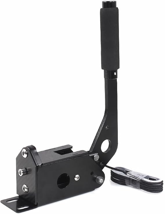 USB Linear Handbrake for PC Racing Simulator, 16bit Hall Sensor, Auto-Calibration, Alloy Spring, Vertical Horizontal Mount, Compatible with Win 7+(D)