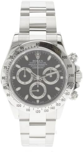 Rolex 116520 Oyster Perpetual Cosmograph Daytona Stainless Steel Men's Watch Used