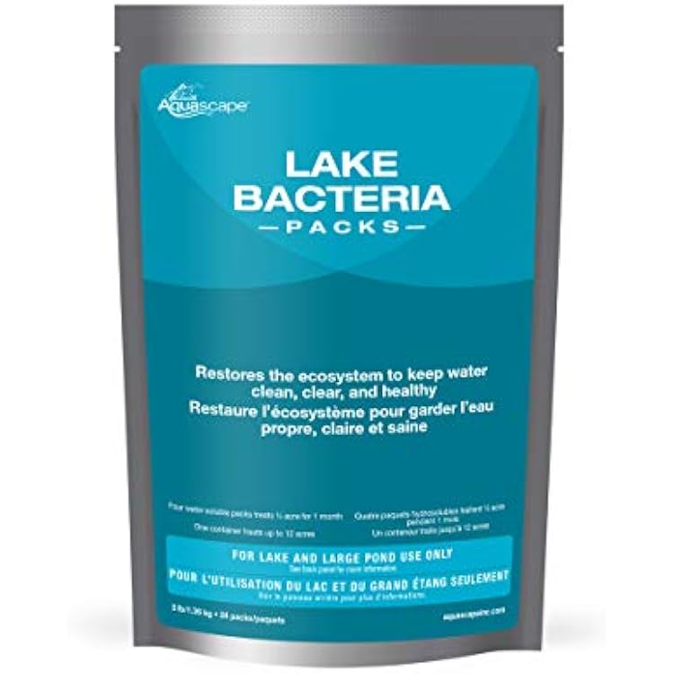Aquascape Bacteria Water Treatments for Lake and Large Pond, 24 Packs | 40013