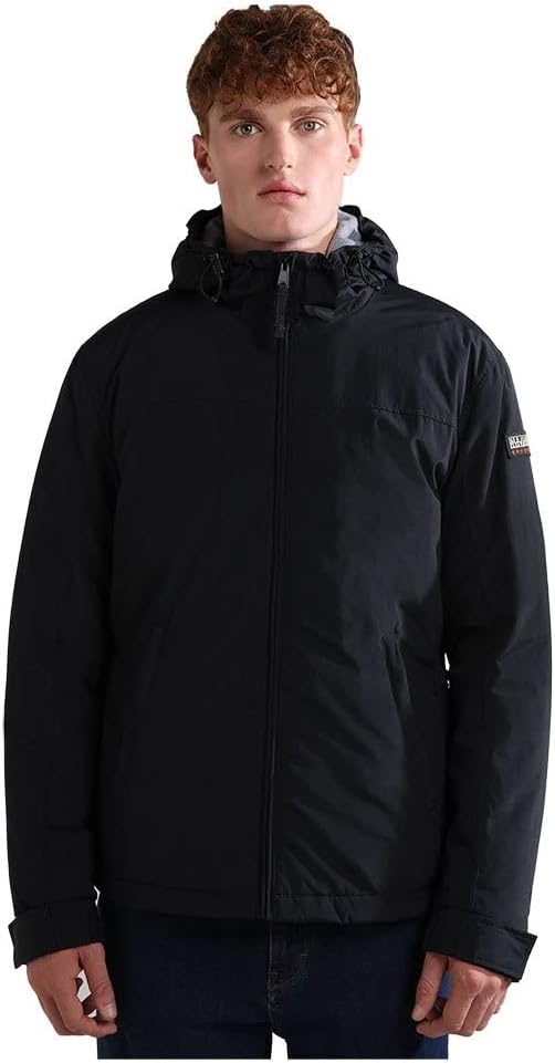 Napapijri Jacket Giubbotto Jacket Man Polyester Black Xl Eu