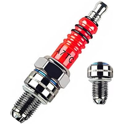 A7TC Spark Plug For GY6 Engine - High-Performance Replacement for 49cc 50cc 70cc 110cc Taotao Coolster Kymco Scooter and ATV 1