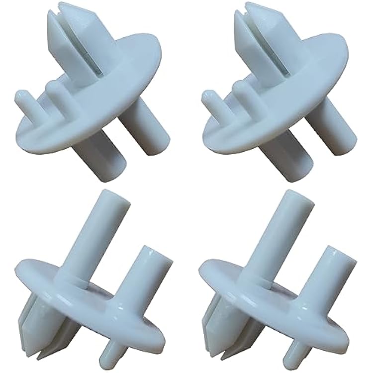 4 Pack 241993001 Support Cover Crisper Cover Support Refrigerator Shelf Support with Frigidaire Refrigerator Replace AP4393090 PS2358879 240350802 1513081 7241993001