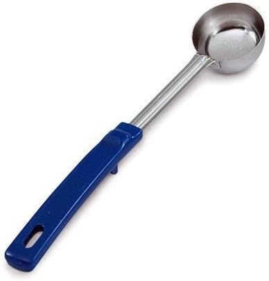 Vollrath Solid SS 2 Oz Spoodle w Blue Grip N Serv Handle