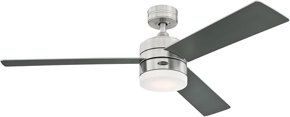 Westinghouse 74007A00 Alta Vista Smart Ceiling Fan, 52-Inch, Brushed Nickel