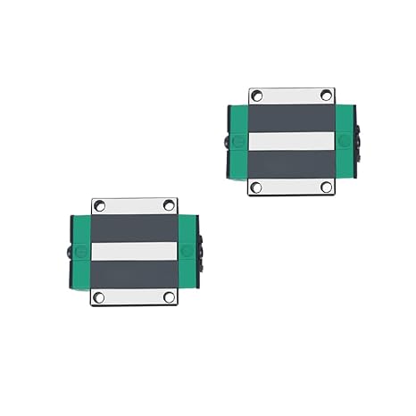 HGW25CA Linear Slider Bearing, 2pcs HGW25CA Flange Bearing Slider Block, for HG25 High Assembly CNC Linear Guide for CNC Machines.