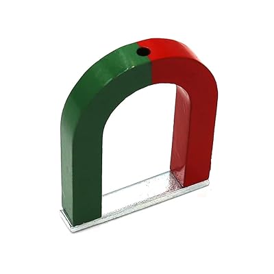 AOMAG® 2.36 U-Shaped Alnico Horseshoe Magnet wRed & Green Painted Poles