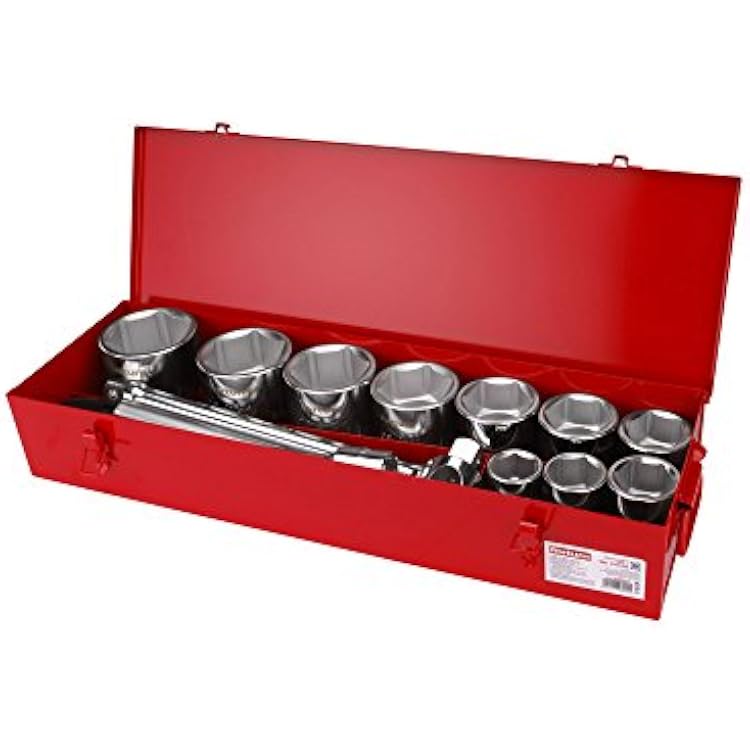 4704012 1-Inch Socket Wrench Set 15-Piece