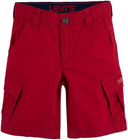 Levis Boys Westwood Cargo Shorts, Chili Pepper Red, 2T