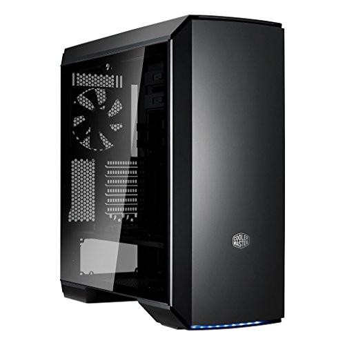 Cooler Master MasterCase MC600P ATX-Mid Tower Case with Free Form Modular, Tempered Glass, RGB LED, Sleek Air Ventilation Design MCM-M600P-KG5N-S00