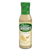 Cardini's Garlic Lemon Caesar Dressing, 12 fl. oz., Made with Lemon and Garlic, Perfect Chicken Marinade, Sandwich Spread, Dip or Salad Dressing