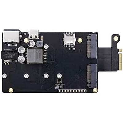Khadas M2X Extension Board for Khadas VIM4POE only with Power and Without Ethernet Data Support on VIM4&VIM33L Full-Featured, PCIe x1 Lane&Edge-V SSD-only, PCIe x4 Lane&Quectel EM06 4G LTE