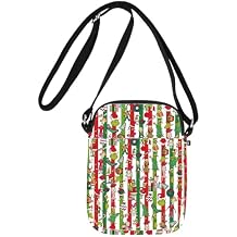 JNIAP Christmas Green Monster Crossbody Bag Green Cat Gift Christmas Monster Gifts